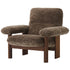 Brasilia Lounge Chair / Dark Stained Oak